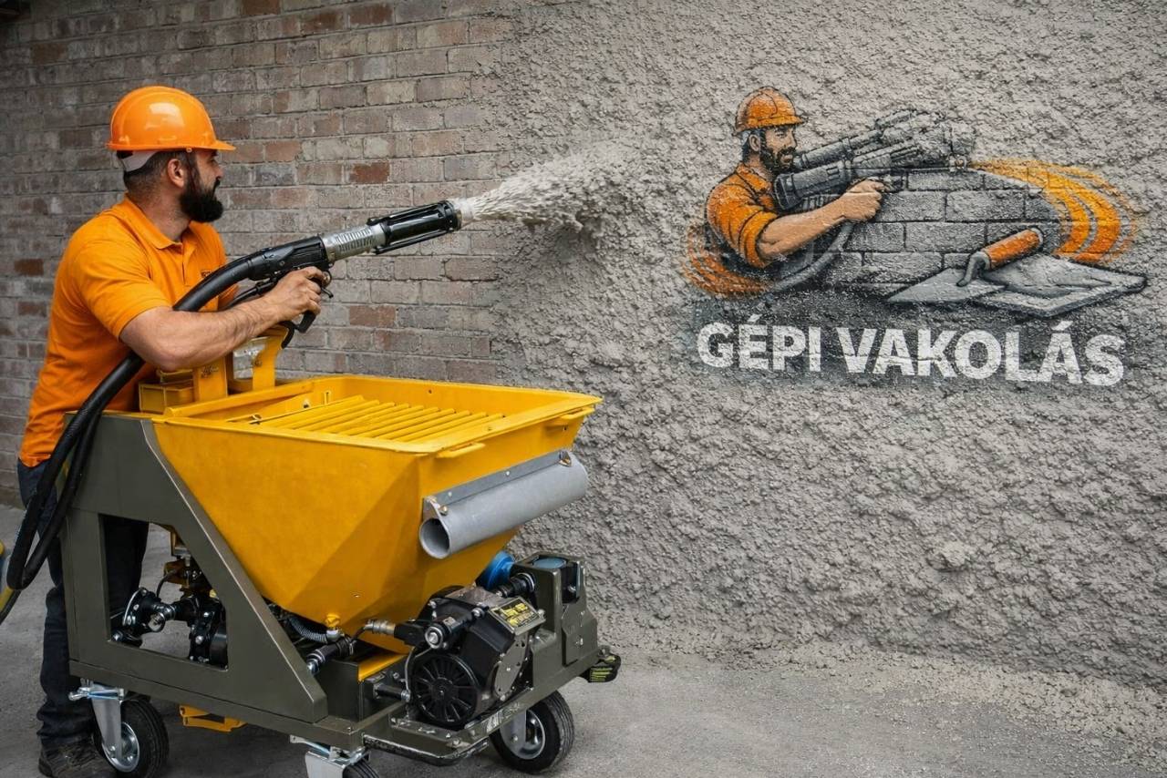 Gépi vakolás szakértelemmel – megbízható kivitelezés Budapest és környékén
